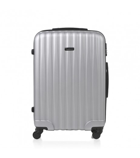TOMSHOO 3 Piece Luggage Set-Silver