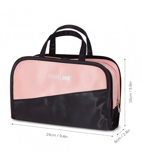 Cosmetic Bag Women Men Makeup Bag Organizer Portable Wash Bag Brush Holder For Business Travel
