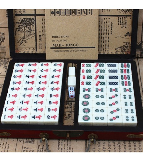 Chinese Numbered Mahjong Set