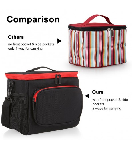 Insulated Lunch Bag Tote Box Picnic Tote