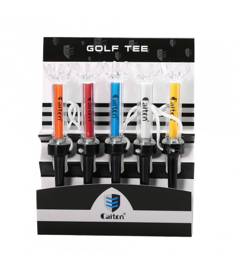 79mm/90mm 5Pcs Golf Training Ball Tee Magnetic Step Down Golf Ball Holder Tees Golf Accessories