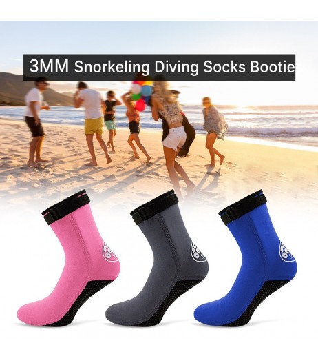 3MM Neoprene Diving Socks Boots Water Shoes Beach Booties Snorkeling Diving Surfing Boots for Men Women