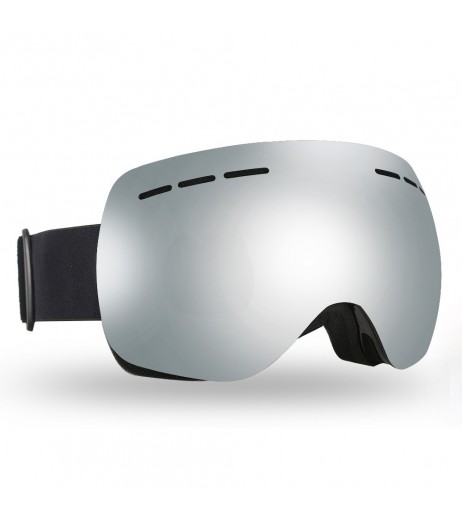Lixada Frameless Ski Goggles Winter Snow Sports Snowboard Goggles Ventilated Anti-fog UV Protection Spherical Dual Lens for Snowmobile Skiing Skating