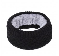 Winter Ribbed Knitted Circle Loop Ring Scarf