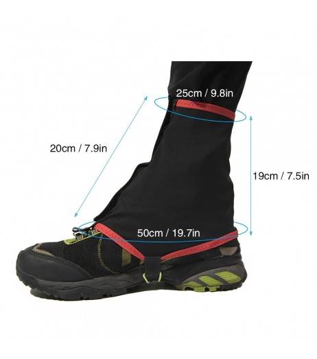 Outdoor Sports Running Trail Gaiters Protective Shoe Covers