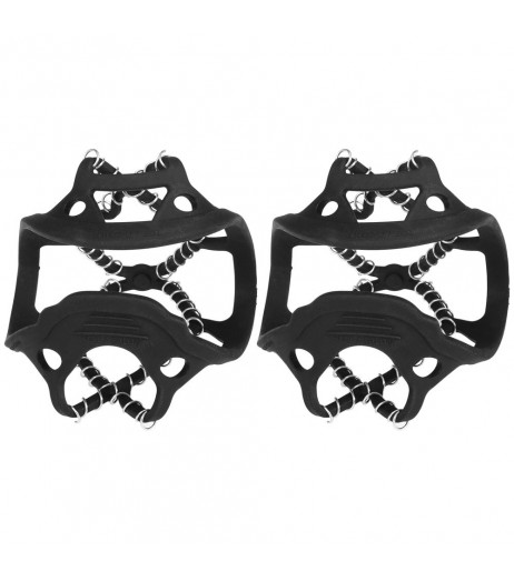 1 Pair Ice Crampons Winter Snow Boot Shoes Covers Ice Gripper Anti-skid Snow Traction Cleats
