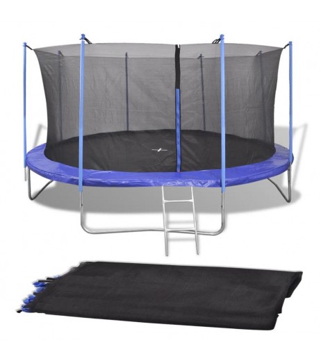 Safety net for 3.66 m round trampolines