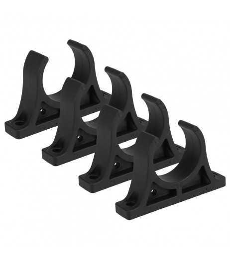 Pack of 4 Kayak Paddle Clips Plastic Paddle Oar Holder Clips Keeper for Kayak Canoe Rowing Boat