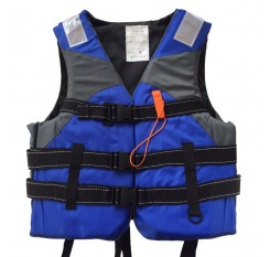 Water Sports Life Jacket Flotation Device Life Vest with High Visibility Reflective Threading and Panels for Fishing Boating Kayaking Sailing