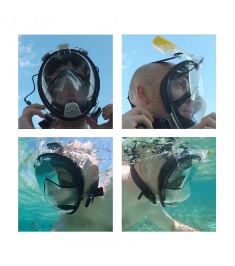 TOMSHOO Adult Male Swimming Diving Snorkel Mask