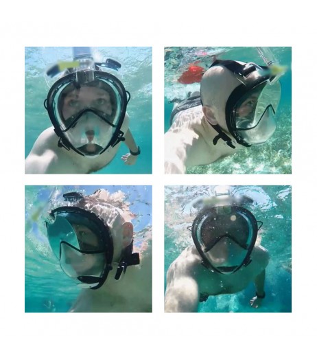 TOMSHOO Adult Male Swimming Diving Snorkel Mask