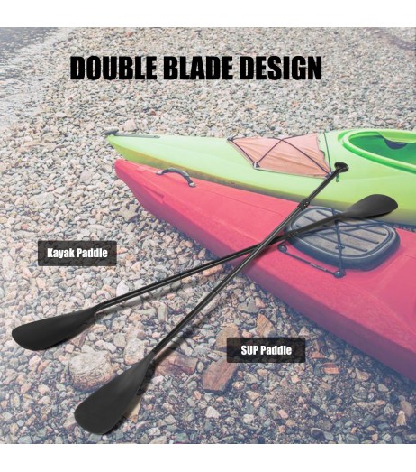 4-Piece Dual Purpose Adjustable SUP Paddle Kayak Boat Stand Up Paddle Board