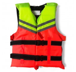Adult Lifesaving Life Jacket Buoyancy Aid Boating Surfing Work Vest Clothing Swimming Marine Life Jackets Safety Survival Suit Outdoor Water Sport Swimming Drifting Fishing