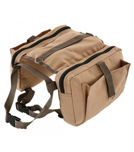 Hound Travel Camping Hiking Backpack Saddle Bag Rucksack Dog Pack for Medium or Large Dog