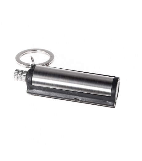 Permanent Match Striker Lighter with Key Chain Silver