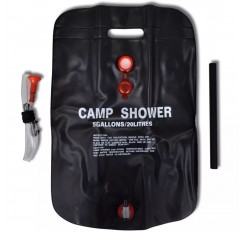 Camp Shower Solar Shower Outdoor Bath 5 gal lqd 2 pcs
