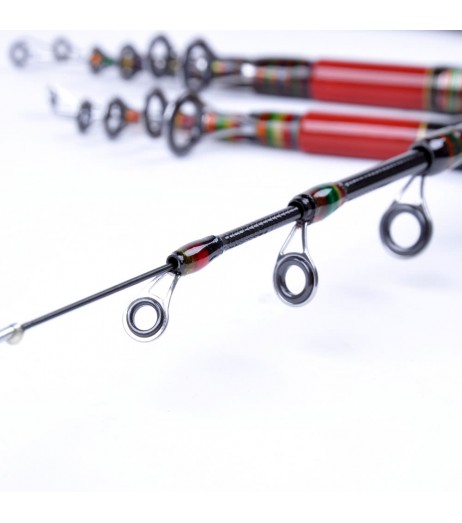 Lixada Carbon Fiber Telescopic Fishing Rod and Reel Combo Full Kit Spinning Fishing Reel Fishing Lure Gear Organizer Pole Set