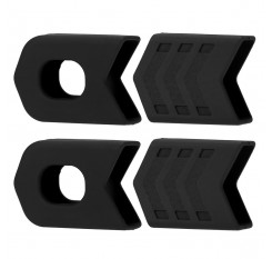 4Pcs Crank Protective Sleeves Bicycle Crankset Protector MTB Road Bicycle Cycling Crankset Crank Protective Sleeve Cover