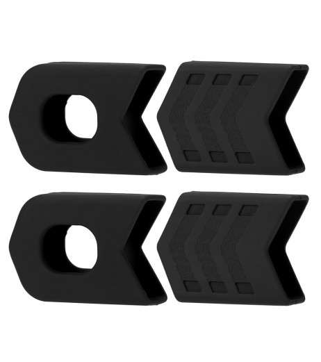 4Pcs Crank Protective Sleeves Bicycle Crankset Protector MTB Road Bicycle Cycling Crankset Crank Protective Sleeve Cover