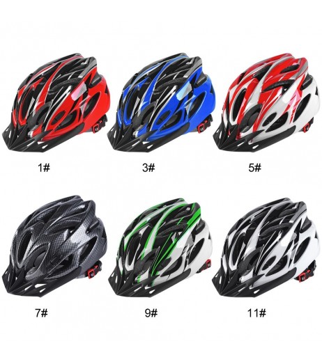 Lightweight Bicycle Helmet with Visor In-mold Mountain Road Bike Cycling Helmet Outdoor Sport Protective Helmet for Men and Women